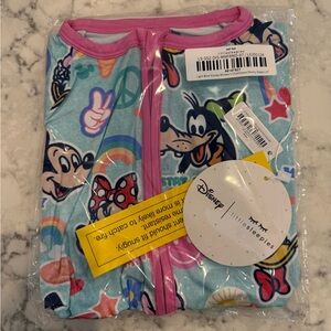 Little Sleepies Disney Bodysuit NWT - Blue and Pink